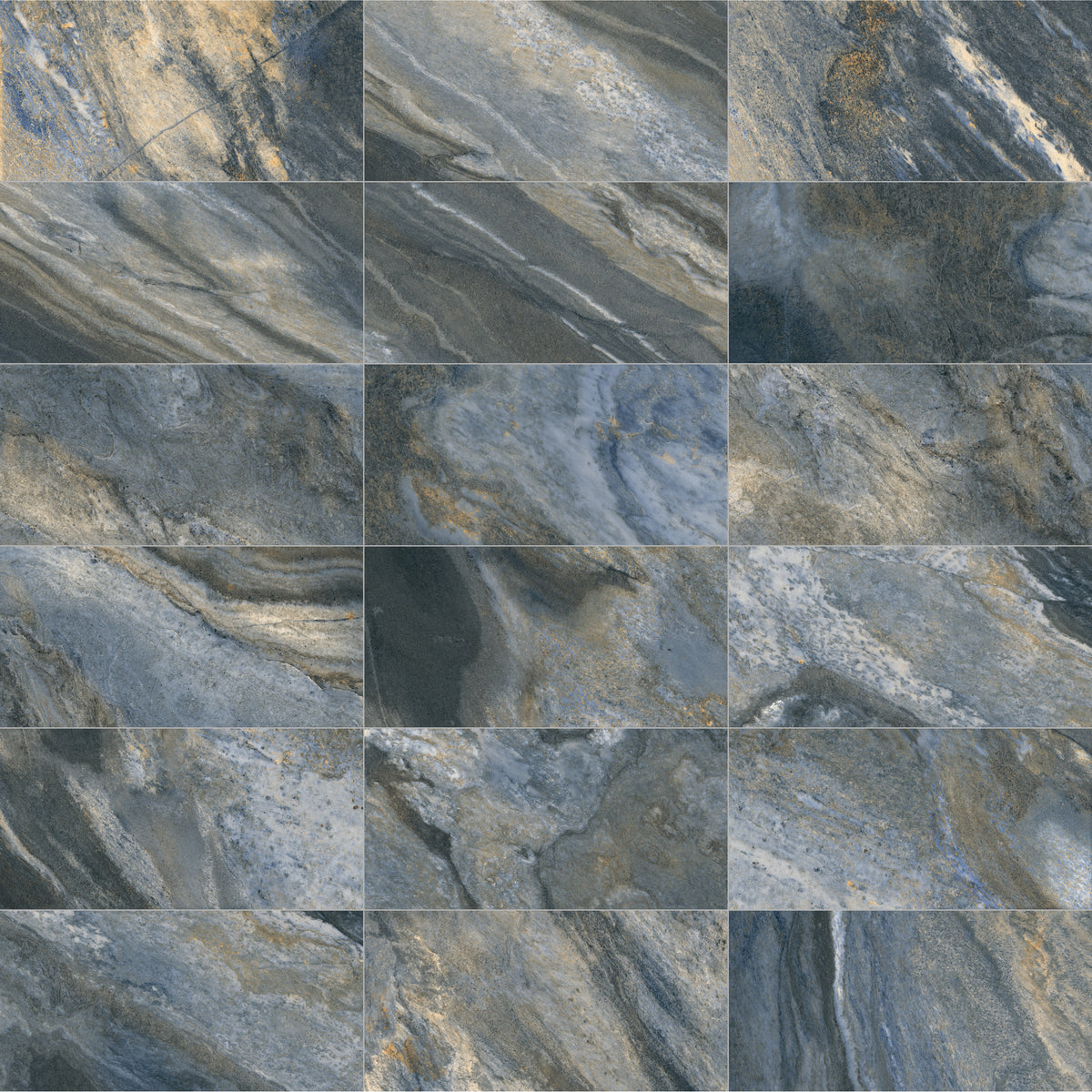 Face view for 12x24 / Azul / Matte