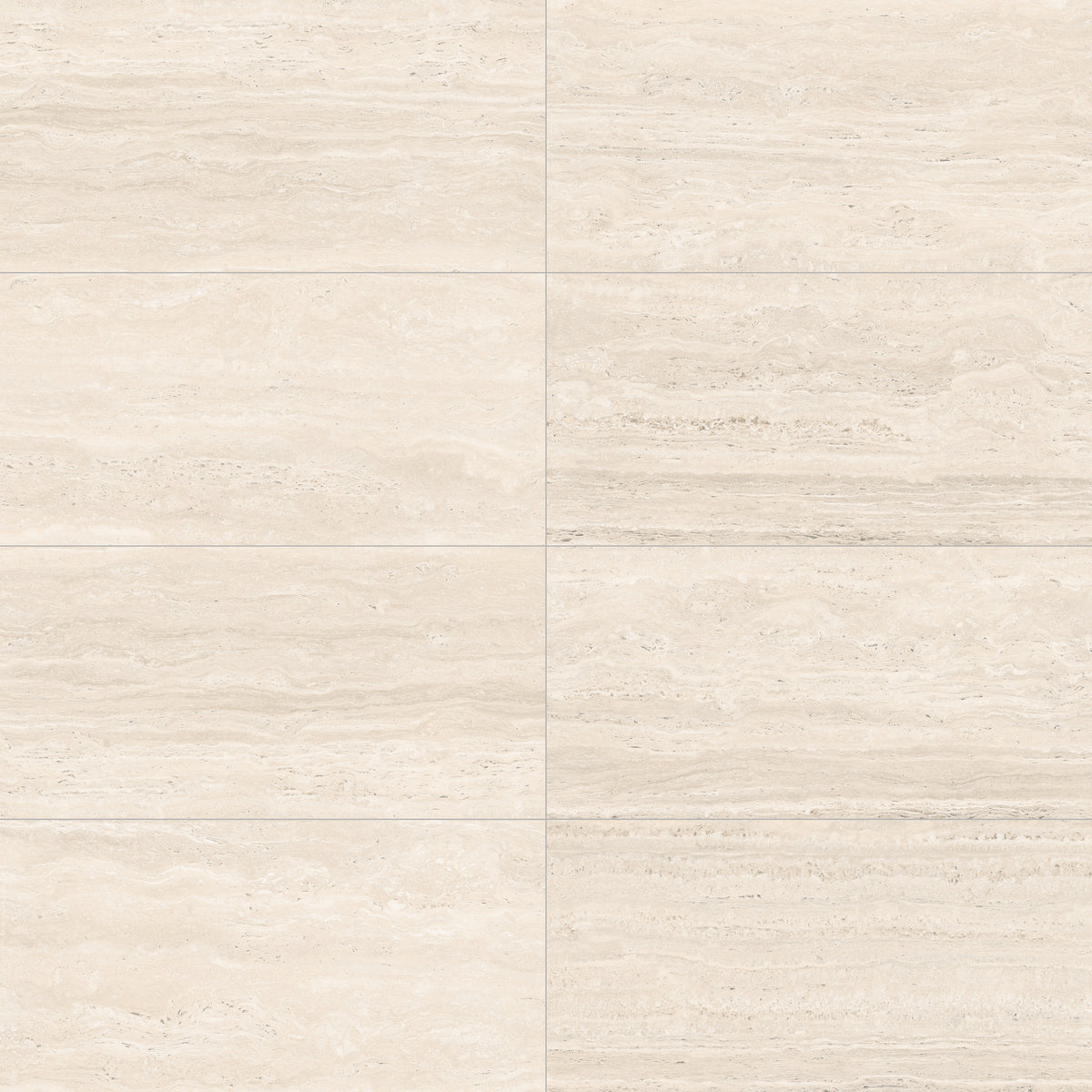 Face view for 24x48 / Ivory / Matte