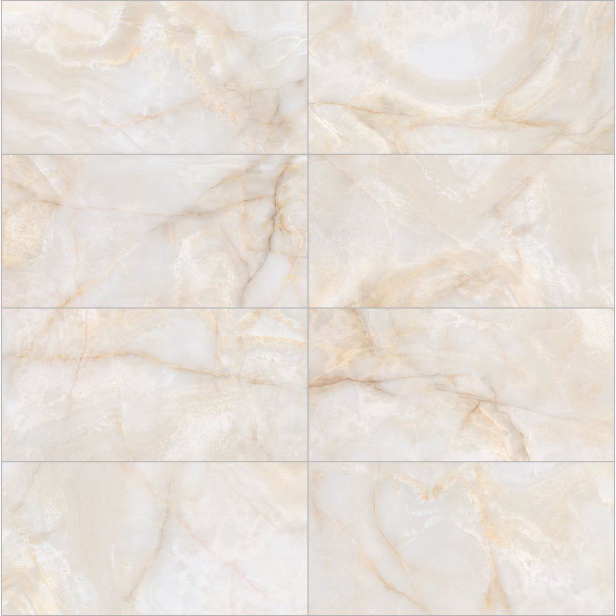 Face view for 24x48 / Cream / Matte