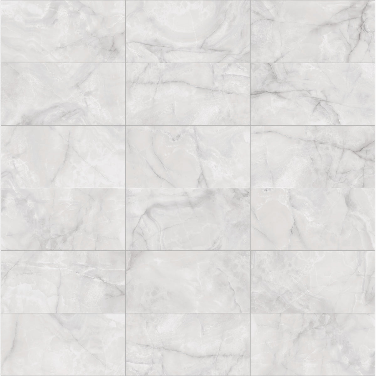 Face view for 12x24 / White / Matte