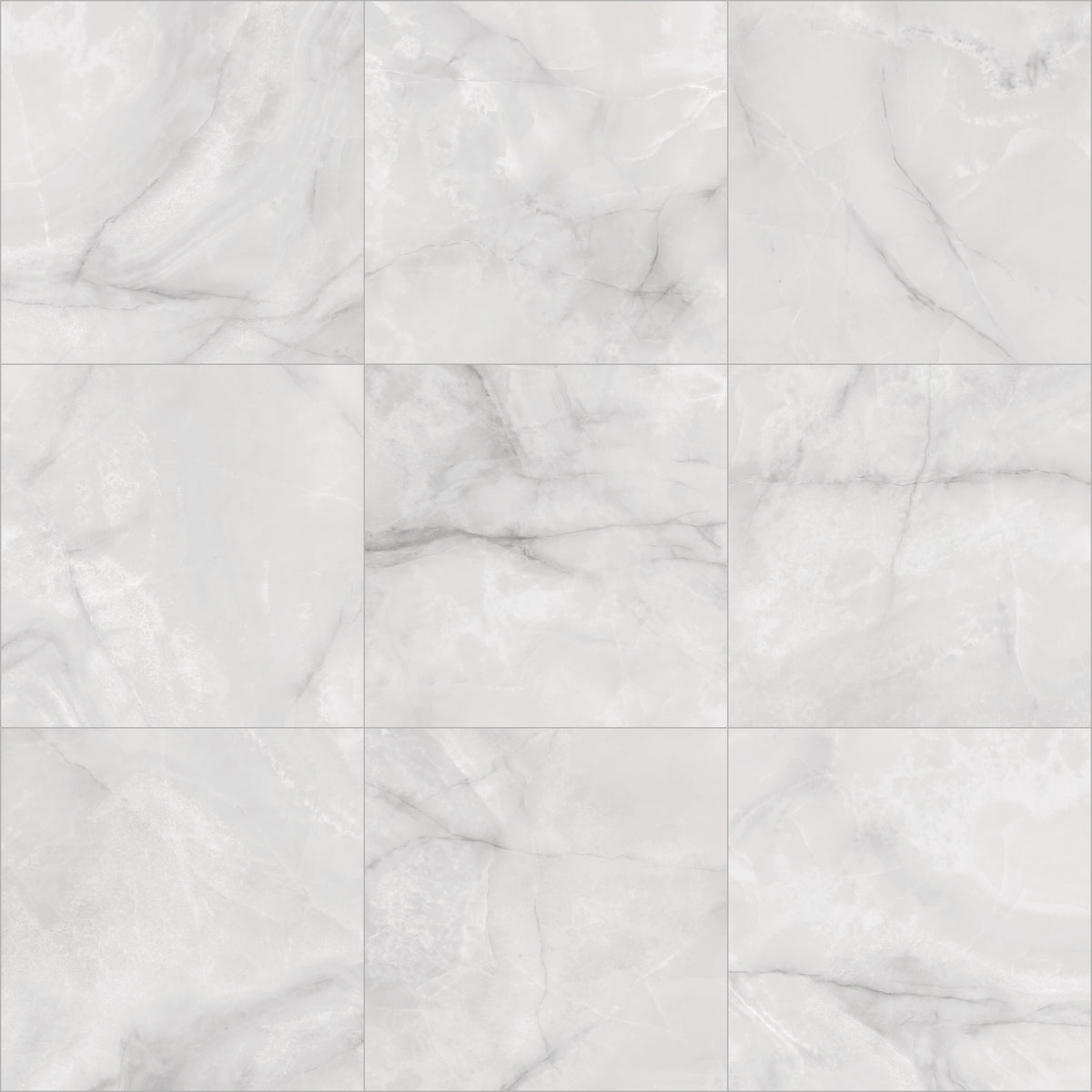 Face view for 24x24 / White / Matte