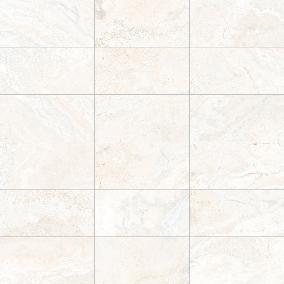 Face view for 12x24 / Blanco / Matte