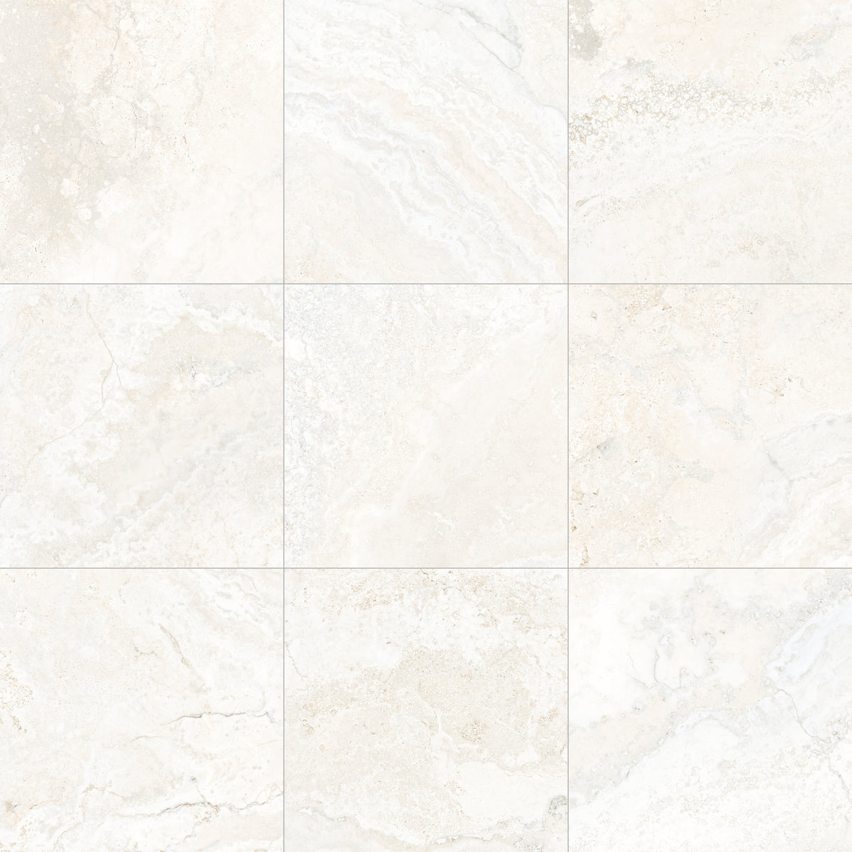 Face view for 24x24 / Blanco / Matte